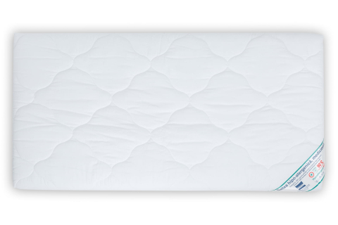 Saltea cu spumă poliuretanică Somnart HypoallergenicMed 60x120, înălțime 10 cm, ortopedică, pentru bebeluși și copii, husă detașabilă, fermitate medie [1]