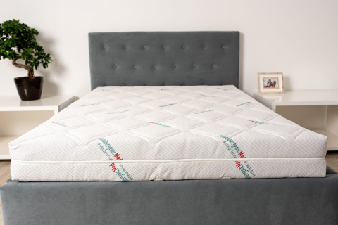 Saltea cu spumă poliuretanică Somnart HypoallergenicMed Antibacteria, 140x200, înălțime 18 cm, antibacterii, husă detașabilă cu fermoar, fermitate medie [4]