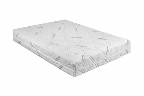 Saltea cu spumă poliuretanică Somnart HypoallergenicMed Antibacteria, 90x200, înălțime 18 cm, antibacterii, husă detașabilă cu fermoar, fermitate medie [11]