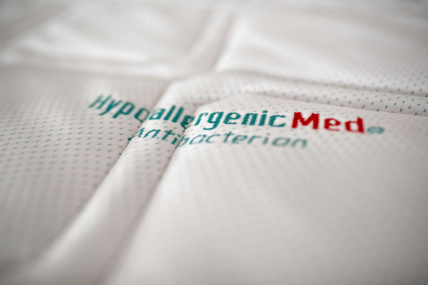 Saltea cu arcuri HypoallergenicMed Primo Protect 160x200, înălțime 23 cm, ortopedică, husă tratament antialergic, fermitate mediu-tare, sistem aerisire 3D [10]