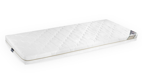 Saltea cu spumă poliuretanică Somnart HypoallergenicMed Bumbac 90x200, înălțime 16 cm, hipoalergenică, husă cu fermoar, rulată, fermitate medie [12]