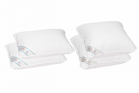 Set perne - Set 2 perne 50x70 cm si 2 perne 70x70 cm HypoallergenicMed Somnart, microfibra matlasata