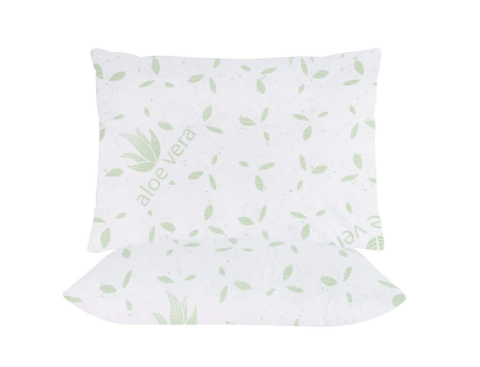 Perne - Set 2 Perne 50x70 Somnart Belina Aloe Vera, microfibra, lavabile la masina, vidat