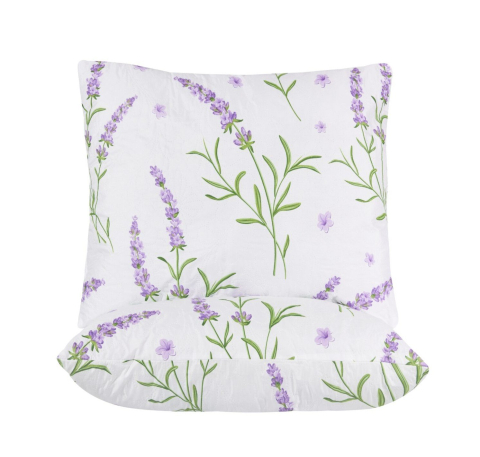 Perne - Set 2 Perne 60x60 Somnart Belina Lavanda, microfibra, lavabile la masina, vidat