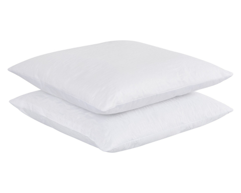 Set 2 Perne 60x60 Somnart Belina, microfibra, lavabile la masina, vidat, alb [2]