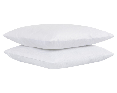 Set 2 Perne 60x60 Somnart Belina, microfibra, lavabile la masina, vidat, alb [3]