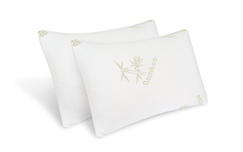 Set 2 perne Bamboo Memory Somnart, husa detasabila bambus, 50x70 cm [1]