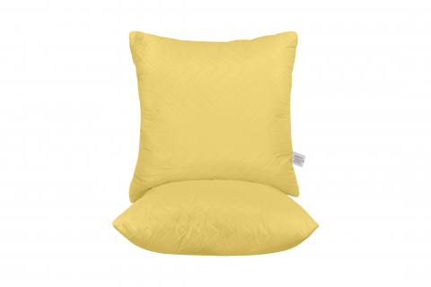 Set 2 Perne matlasate US, microfibra Galbena, 60x60 cm [0]