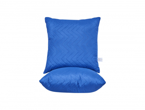 Set 2 Perne matlasate US, microfibra Ultramarin, 60x60 cm [0]