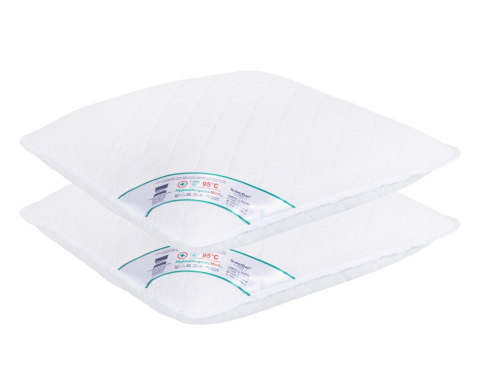 Perne - Set 2 Perne Medicinale Hipoalergenice Somnart 70x70cm, HypoallergenicMed, matlasate, lavabile la 95 de grade, fermitate medie spre tare