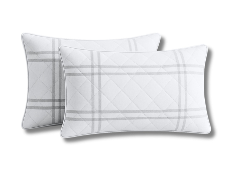 Set perne - Set 2 Perne Somnart matlasate Grid Confort 50x70 cm