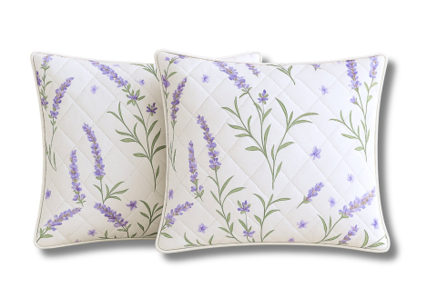 Perne - Set 2 Perne Somnart matlasate Lavanda Confort 60x60 cm