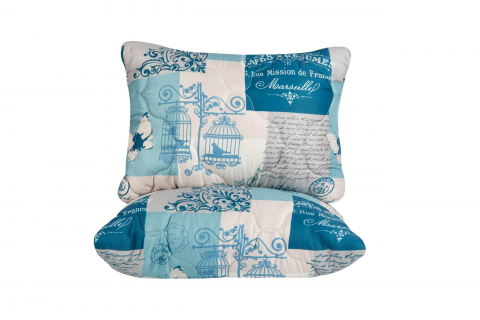 Set 2 perne Somnart microfibra Ultrasleep Blue Somnart, 50x70 cm [0]