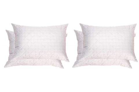 Set 4 perne matlasate Somnart, 50x70 cm, microfibra cu fibre de carbon [1]