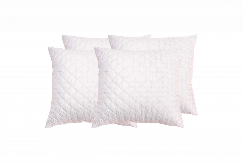 Set 4 perne matlasate Somnart, 70x70 cm, microfibra cu fibre de carbon [1]