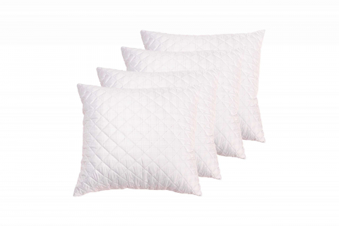 Set perne - Set 4 perne matlasate Somnart, 70x70 cm, microfibra cu fibre de carbon