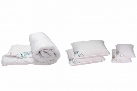Pilote - Set pilota 180x200 cm, 200g si 2 perne 50x70 cm si 2 perne 40x40 cm HypoallergenicMed Somnart, microfibra matlasata