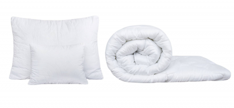 Set pilota 180x200 cm, 300 g si 2 perne 50x70 cm Somnart, microfibra matlasata, cu fibre de carbon [7]