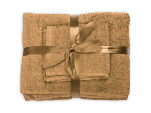 Set prosoape bumbac Somnart, 600gsm, de fata 50x90 cm + de corp 70x140 + de maini 30x50 cm - bej [1]