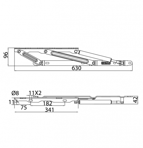 Sistem pneumatic rabatare somiera putere pentru saltele mai mari de 160x200 [5]