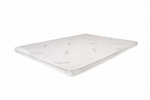 Toppere saltea - Topper cu memorie 140x200, HypoallergenicMed Antibacteria, H 3+2cm, husa detasabila, lavabila si certificata Ultra-Fresh Antibacterial™