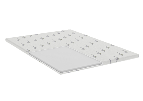 Toppere saltea - Topper cu memorie Memory Lavanda 180x200, husa detasabila si lavabila, tratament lavanda, fermitate moale
