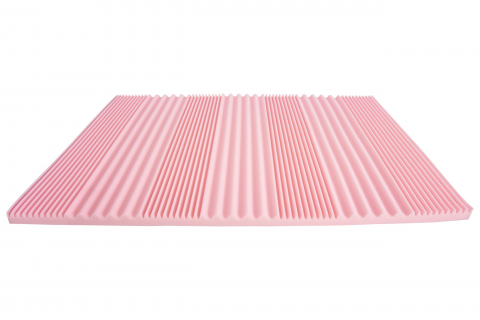 Topper cu spuma poliuretanica Superconfort Lavant 7 Zone 180x200, husa detasabila si lavabila, tratament lavanda, fermitate medie [3]