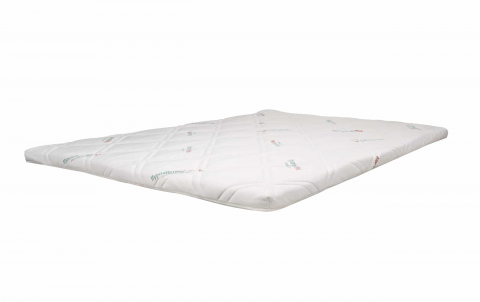 Toppere saltea - Topper HypoallergenicMed Antibacteria, 140x200x7, husa detasabila, lavabila si certificata Ultra-Fresh Antibacterial™