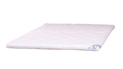 Topper HypoallergenicMed Somnart, cu husa bumbac 100%, detasabila, spalare la 90°C, 90x200 cm [3]