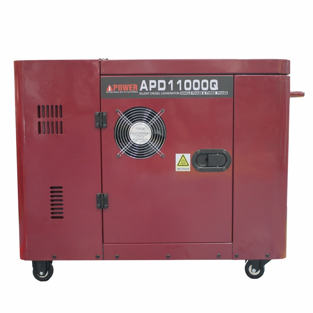 AiPower APD11000Q Generator insonorizat, 7,5kW 230/400V, Diesel, pornire electrica, ATS inclus [3]