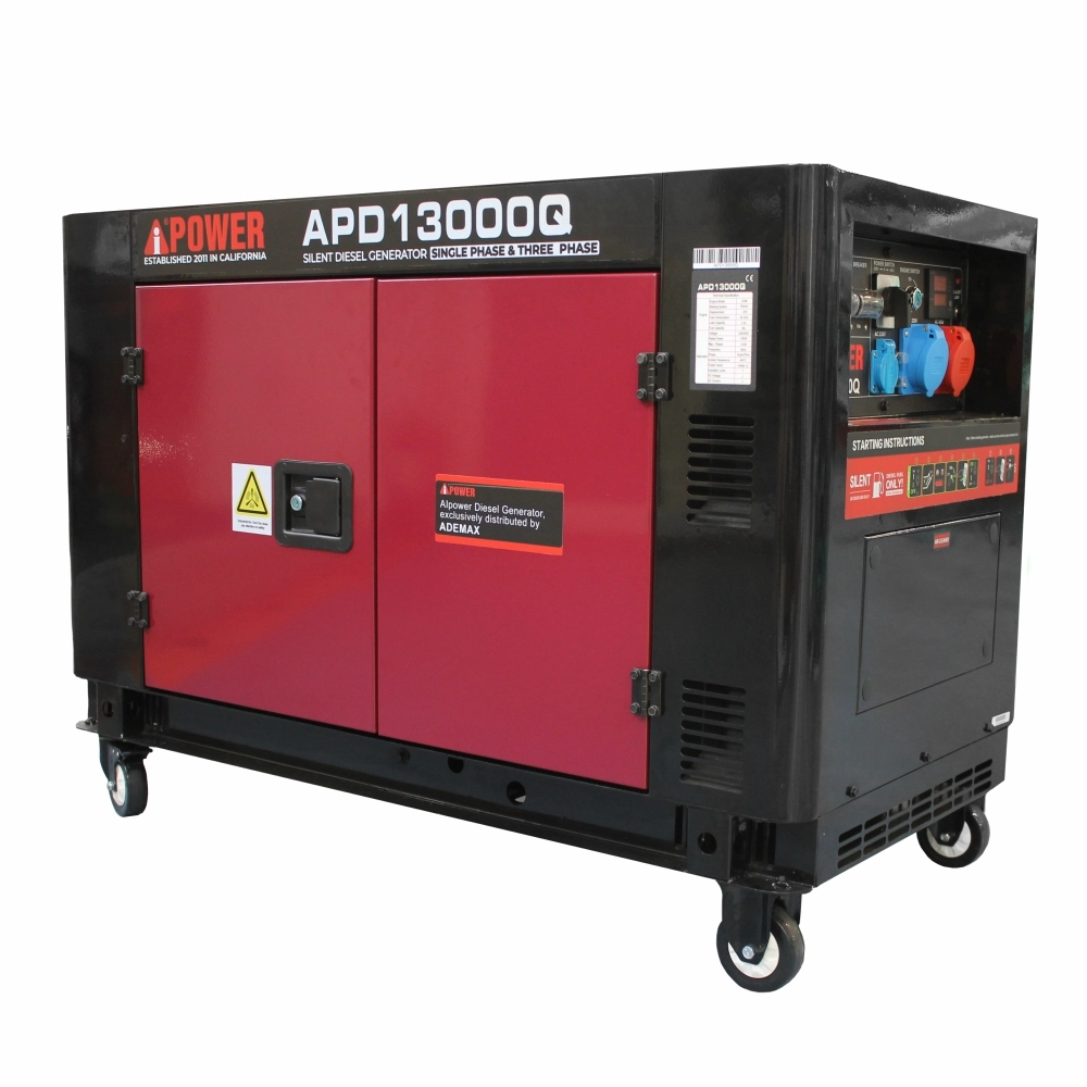 AiPower APD13000Q Generator insonorizat, 11kW 230/400V, Diesel, pornire electrica, ATS inclus [3]