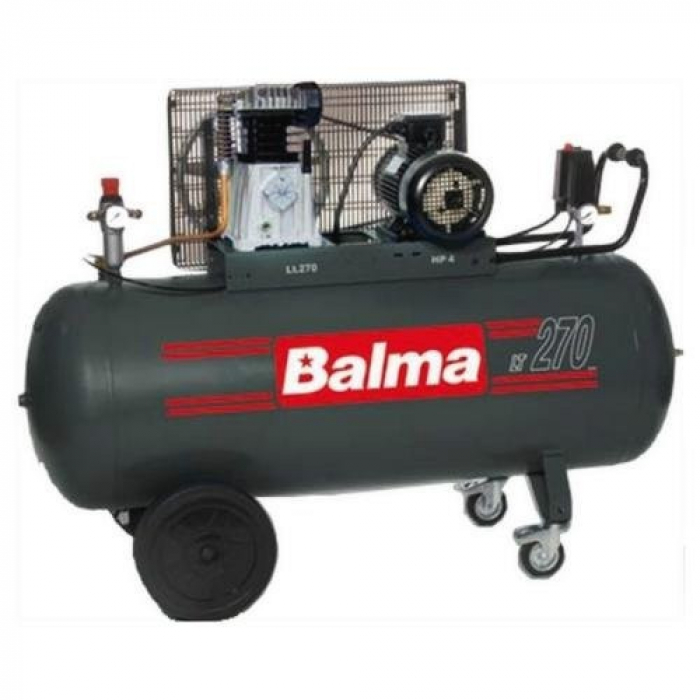 Balma NS19S-270-CT4 compresor aer, 270L, 10bar, trifazat, angrenare curea [1]