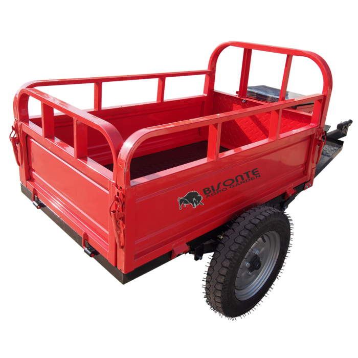 BISONTE BTA-500R Remorca motocultor 500 kg, prindere bolt [4]