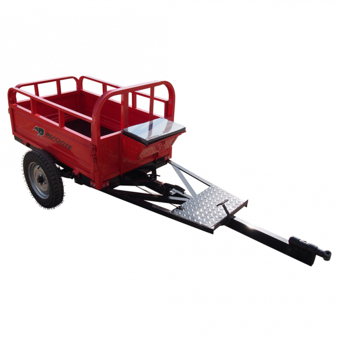 BISONTE BTA-500R Remorca motocultor 500 kg, prindere bolt [5]