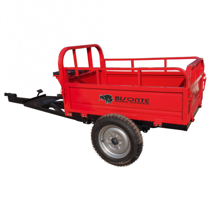 BISONTE BTA-500R Remorca motocultor 500 kg, prindere bolt [3]