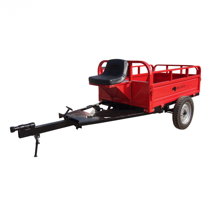 BISONTE BTA-600R Remorca motocultor 600 kg, prindere bolt [2]