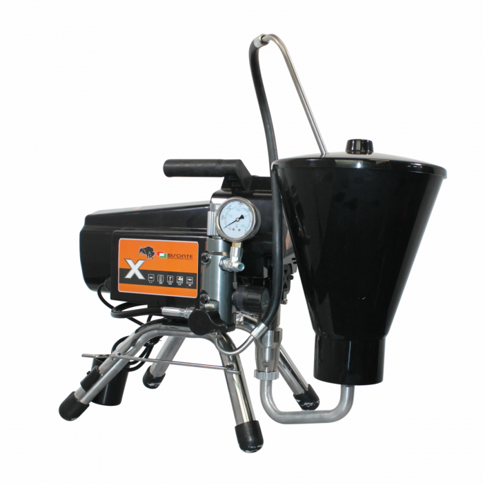 Bisonte PAZ20X SKID Pompa airless, 230V, debit 2.0 l/min, include cuva material 6 l [2]