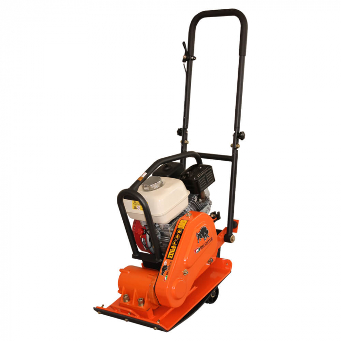 BISONTE PC65-H Placa compactoare 60kg, motor Honda GX160, benzina [5]