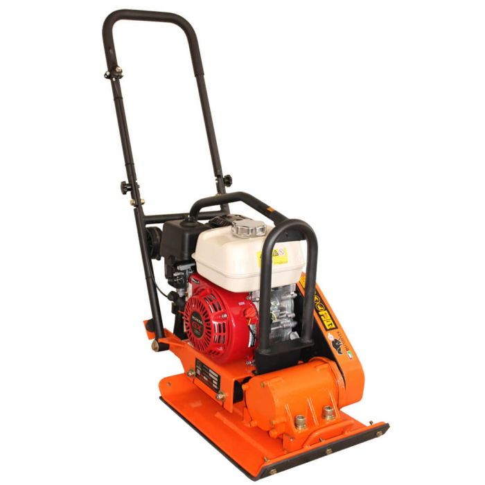 BISONTE PC65-H Placa compactoare 60kg, motor Honda GX160, benzina [1]
