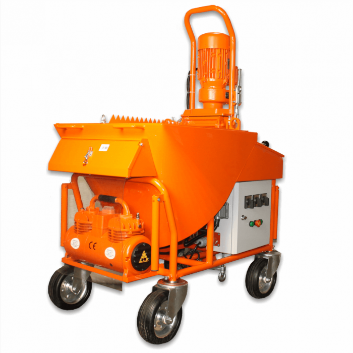 BISONTE PCS-K4 380V Masina de tencuit, debit 6-40 l/min, materiale preamestecate [4]