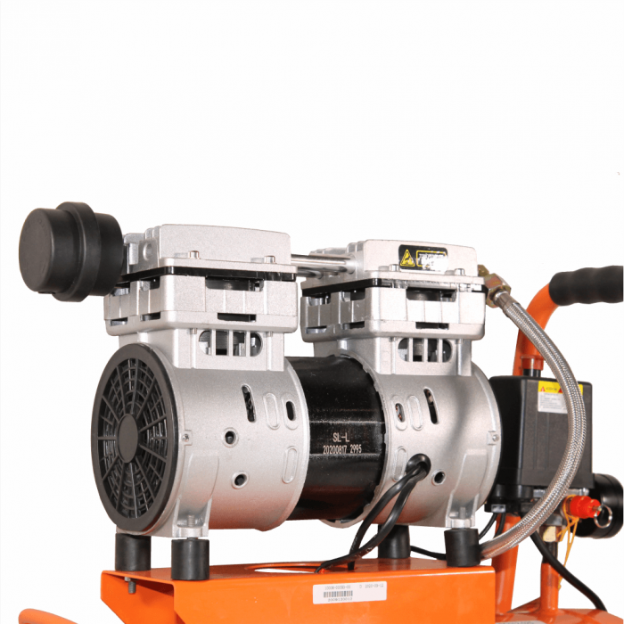 BISONTE SC012-025 Compresor aer cu piston fara ulei 25L, debit aer 168 l/min, 8 bar [4]