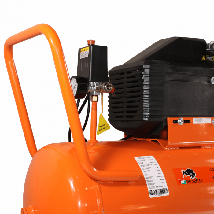 BISONTE SF020-050 Compresor aer 50L, debit aer 187 l/min [4]