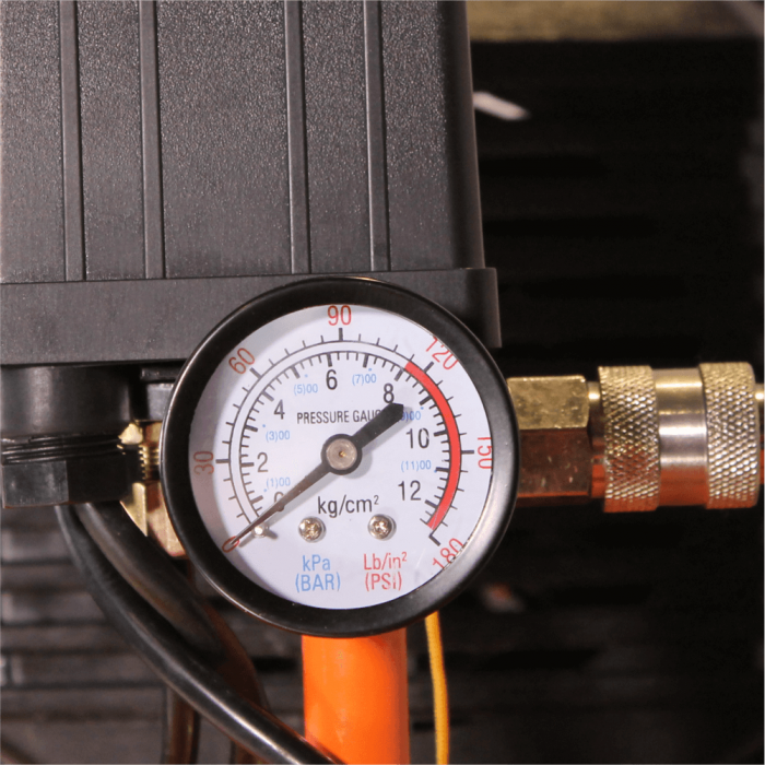 BISONTE SF020-100 Compresor aer 100L, debit aer 187 l/min [3]