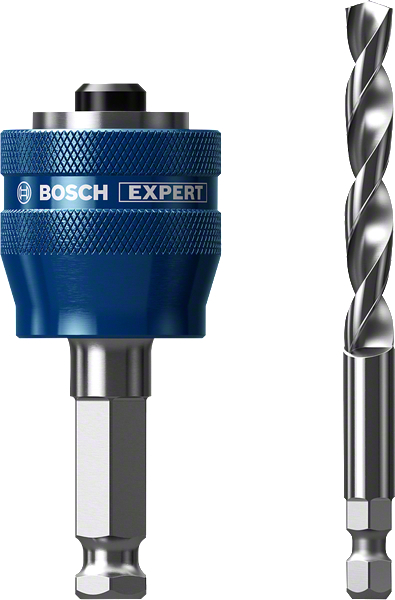 Bosch Adaptor hexagonal Expert PowerChange Plus HEX11 cu burghiu centrare HSS-G, 7.15x105 mm [1]