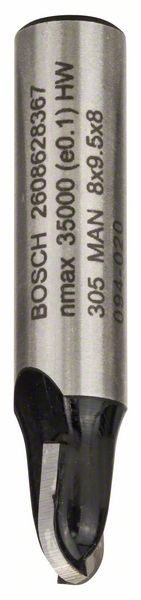 Bosch Freza de raionat, 8mm, R1 4mm, D 8mm, L 9,2mm, G 40mm 8mm, R1 4mm, D 8mm [2]