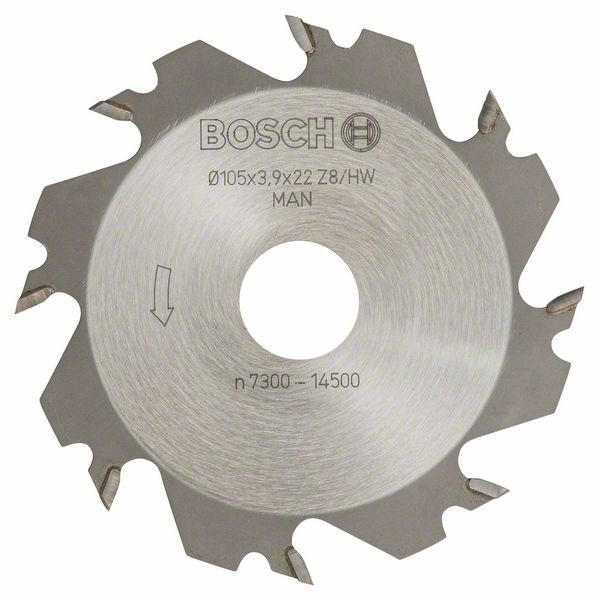 Bosch Freza disc HW pentru GFF 22 A, 105x22x4mm, 8T [2]