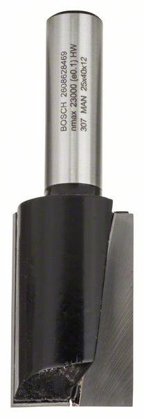 Bosch Freza dreapta, 12mm, D1 25mm, L 40mm, G 81mm 12mm, D1 25mm, L 40mm, G 81 [1]