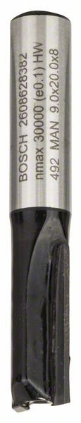 Bosch Freza dreapta, 8mm, D1 9mm, L 20mm, G 51mm 8mm, D1 9mm, L 20mm, G 51mm [2]