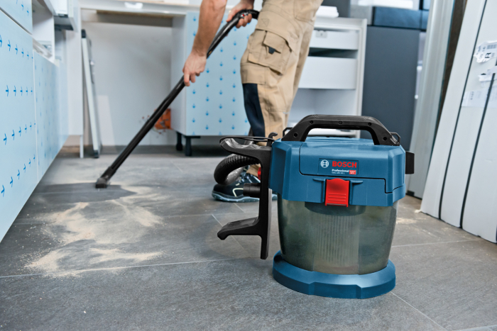 Bosch GAS 18V-10 L Premium (Solo) Aspirator 18V fara acumulator in set, 10L, 115mbari, umed si uscat + Set 4 roti [2]