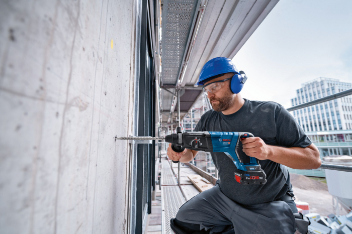 Bosch GBH 18V-28 DC (solo) Ciocan rotopercutor brushless Biturbo, Li-Ion, 18V, 3.4J, fara acumulator in set [2]